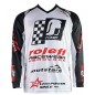 RO8710 MX Shirt weiss/schwarzMotocross- Shirt