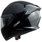 RR20171 - Römer Motorradhelm - Integralhelm mit Sonnenvisier, schwarz glanz