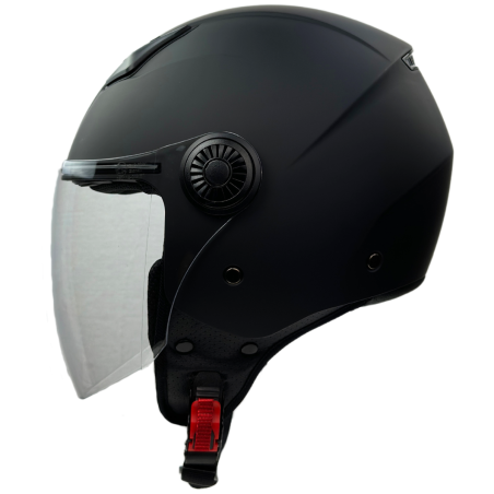 RR10801 - Römer Jethelm - Motorradhelm, mattschwarz