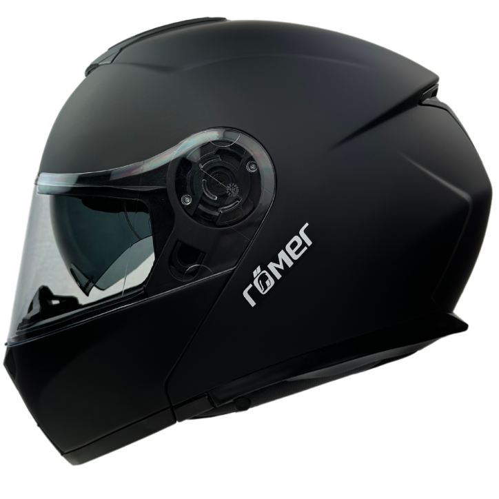 RR20770 - Römer Klapphelm -Motorradhelm mit Sonnenvisier, matt-schwarz