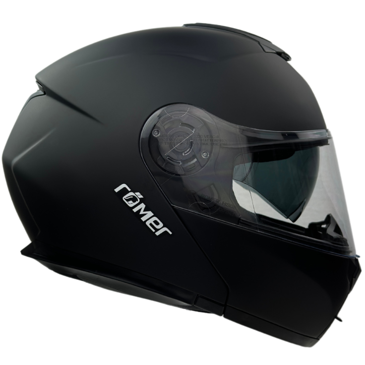 RR20770 - Römer Klapphelm -Motorradhelm mit Sonnenvisier, matt-schwarz