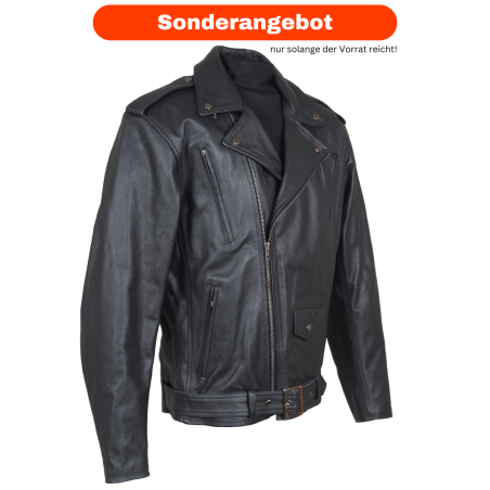 RO666 - Chopper-Lederjacke im Brando- Stil